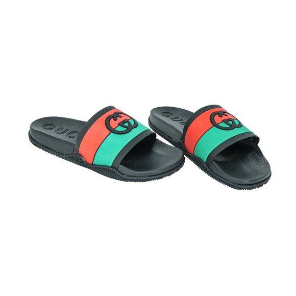Gucci Men's Interlocking G Slide Sandals - Picture 1 of 6